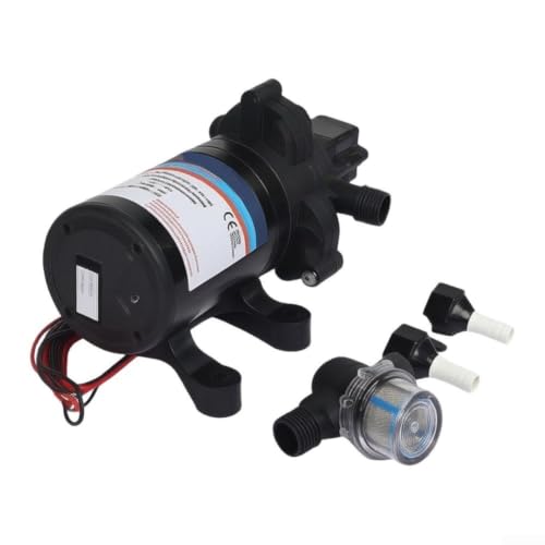 Bomba de agua de diafragma compacta para riego y caravanas de 12V 7