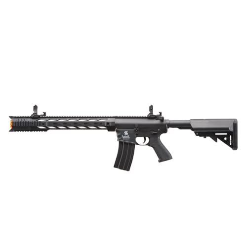 Lancer Tactical Gen 2 Durable Airsoft M4 SPR Interceptor AEG Polymer- Full/Semi-Auto, 1000 Rounds Bag of 0.20g BBS, Battery& Charger Included - Thumbnail 2