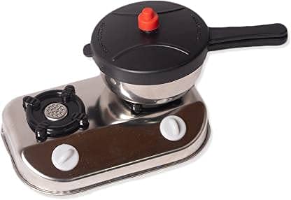 Toy World Premium Quality Cooker with Gas(Stove) Miniature Household Kitchen Appliances Pretend Play Toy for Kids (Non Battery Operational) JUST A Toy for... (B09R9X3VZR) Amazon Price History, Amazon Price Tracker