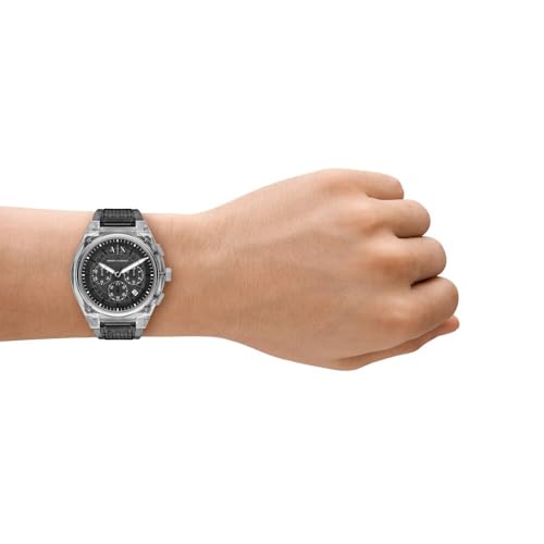 Montre chronographe Armani Exchange boîtier 46 mm de luxe - 2