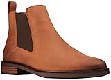 Einfach anzuziehen Clarks Damen Memi Top Chelsea-Stiefel, Dark Tan Leder, 38 EU