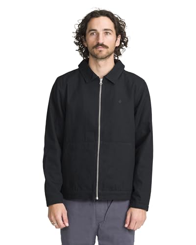 Amazon.com: Volcom Men's Palm Drive Sherpa Lined Zip Garage Jacket