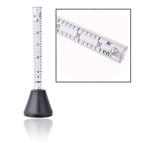 OFKPO Gas Durchflussmesser Prüfgerät,Argon Co2 Gas Messen Gastester Flowmeter Messgerät für Mig Tig Schweißerschweißen