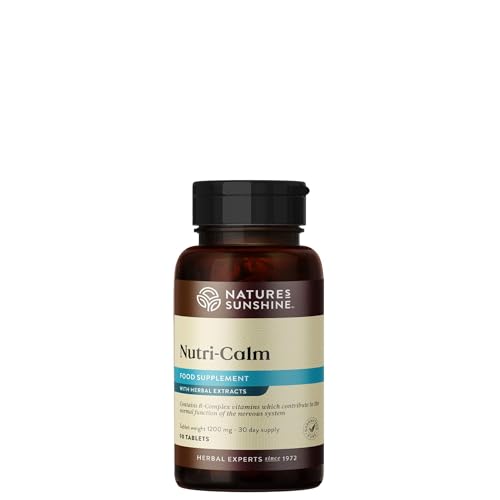 Nature's Sunshine Nutri-Calm, 100 Tablets | Natural Anxiety Supplement to Promote Peace of Mind and Cope with Occasional Stress