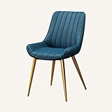 zyy Sillas Comedor Clásico Sillas Cocina Cuero PU Impermeable Sillas Comedor con Patas Metal...