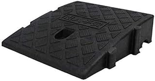 Rampa de umbral de villa Rampa de silla de ruedas, Rampas Al aire libre Pequeñas rampas, Negro / Amarillo Portada portátil Pad Plastic Plastic Splicable Cojín Familia Escalera Familia Paso Alojamiento