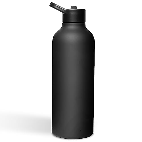 Neon Kactus Tritan Bottle | Large Water Bottle with Straw, 1300ml | Drinking Bottles for Adults | Gym, Sports Water Bottle | BPA-Free, Leak-Proof & Dishwasher Safe |Rock Star