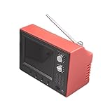 【TV in miniatura realistica】: perfetto per case delle bambole in 1/12, microscene e oggetti di scena per il soggiorno, questo mini mobile TV è dotato di schermo e di un design dettagliato per migliorare il tuo mondo in miniatura