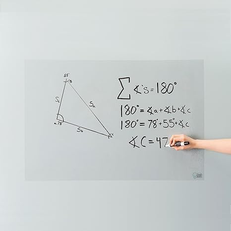 Clear Whiteboard Wall Sticker 2’x3’ – Self-Adhesive Transparent Peel & Stick Decal – Dry Erase Removable Message Board for Home, Office & Dorms – Great for Organizing & Brainstorming 24x36-image-11