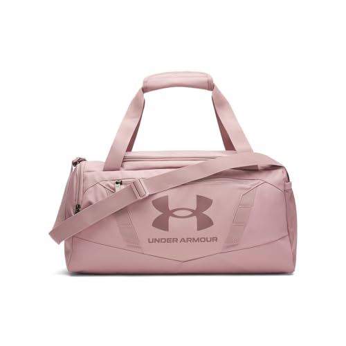 Under Armour Unisex Undeniable 5.0 Duffle Extra Small, bolsa deportiva y de viaje impermeable, bolsa de gimnasio con bolsillos y correaTourmaline Pink/Tourmaline Pink/Maroon Mist,XS