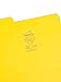 Smead SuperTab File Folder, Oversized 1/3-Cut Tab, Letter Size, Yellow, 100 per Box (11984), Pack of 1