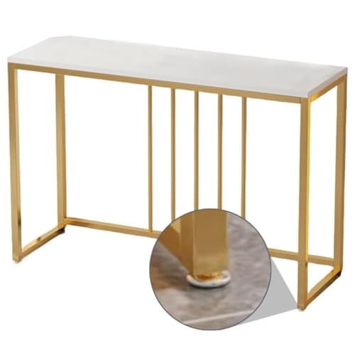 Mesa consola de cristal rectangular para pasillo y sofás en salones 5