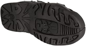 Exustar 515D Clipless Sandal 11-12 US Mens (45-46 Euro) Black Grey