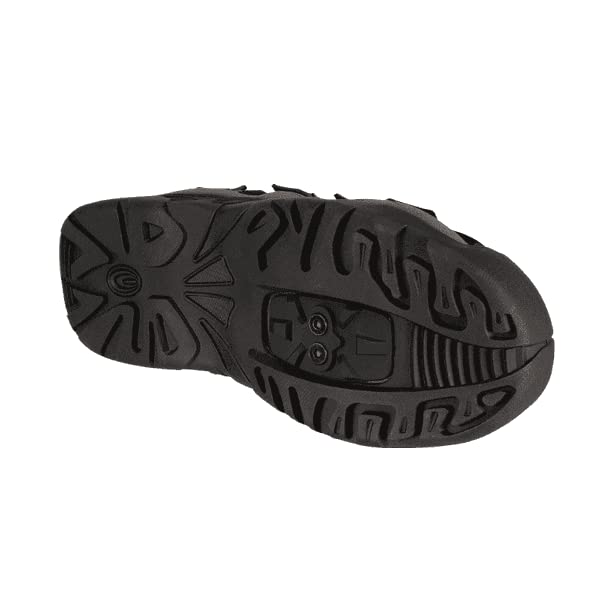 Exustar 515D Clipless Sandal 11-12 US Mens (45-46 Euro) Black Grey