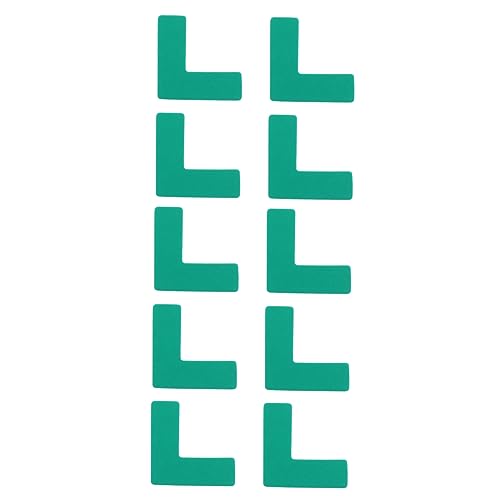 Cabilock Removable Positioning Stickers 100pcs Warning Sign Decals Marking Stickers for Home Office Warehouse