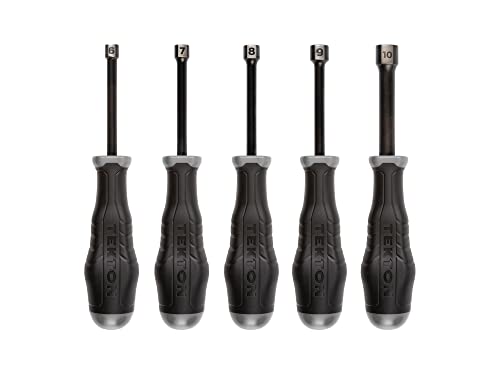 TEKTON High-Torque Black Oxide Blade Nut Driver Set, 5-Piece (6-10 mm) | DHD91201 | Made in USA