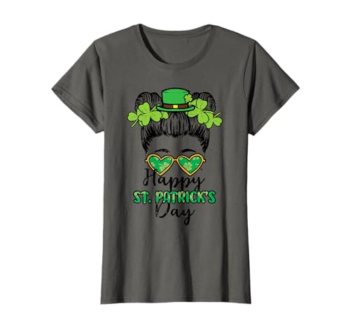 Happy St Patricks Day Bun Saint Paddys Niñas Niños Jóvenes Adolescentes Camiseta