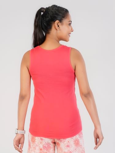 Image of Rupa Colors Playsure Solid 100% Combed Cotton Rib Fabric, Women's Standard Fit Tank Top, Sleeveless Pack of 1