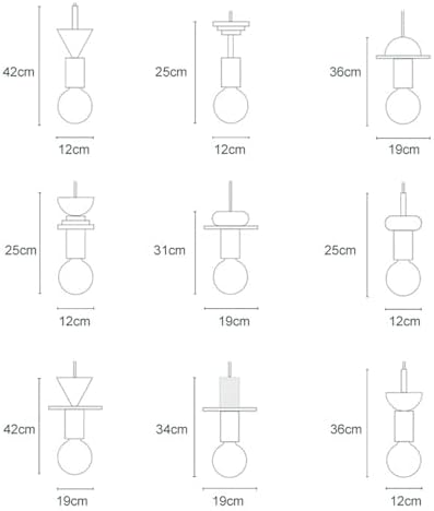 Nordic Colorful Wood Kitchen Island Light Fixture - Adjustable Macaron Chandelier for Kids Room, Restaurant & Bedroom, E27 Bulb Compatible, Geometric Design