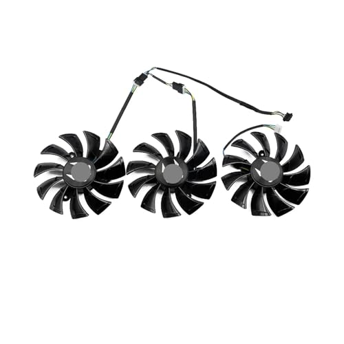 AIFOXMTKIT 87 �~�����[�g�� GA92S2U �O���t�B�b�N�X�J�[�h��p�t�@�� ZOTAC �Q�[�� GeForce RTX 2080 2070 2080Ti AMP Extreme �p(3PCS)