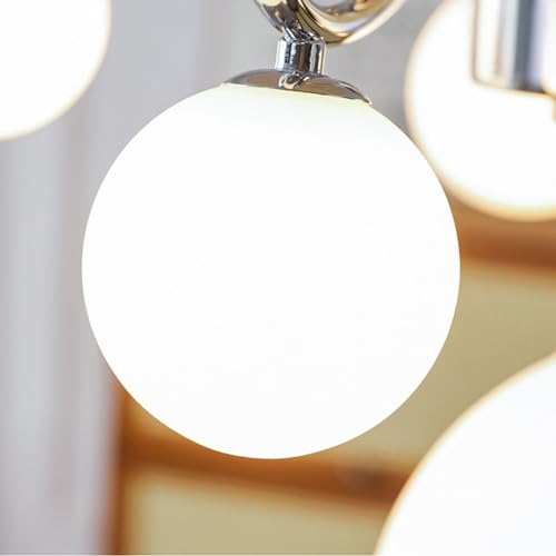 Lampe suspendue en fer à gradation moderne simple avec tige réglable 6/8 feux - 5