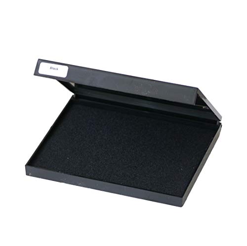 Tampón de tinta negra extragrande (140 x 110 mm)