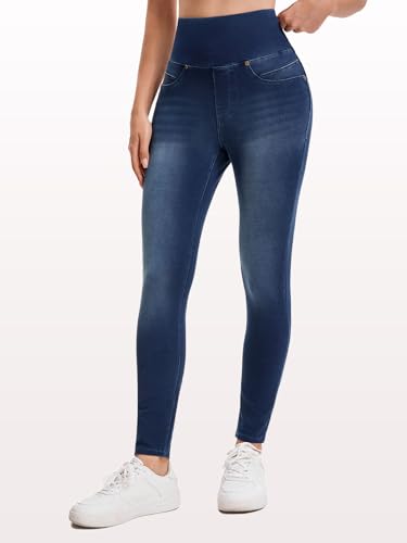 Stretchy Jeans for Women High Waisted Jeggings Tummy Control Slim Fit Jeans Pull On with Pockets Stylish Casual2