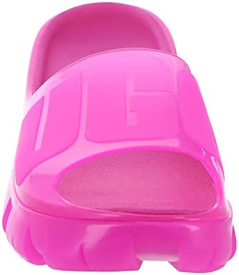 UGG Women's Jella Clear Slide Sandal, Dragon Fruit, 10 | Image 4