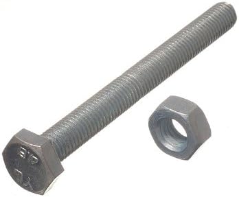 200 X HEX BOLTS SET SCREW 4.8 Grade M10 100mm - BZP Zinc Plated