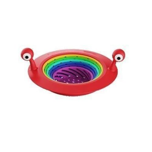 Colador ajustable plegable para cocina colorido plástico miniatura 6