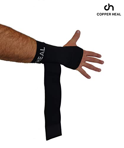 COPPER HEAL Adjustable Copper Wrist Support Brace – Compression Sleeve for Carpal Tunnel, Arthritis & Tendonitis – Right & Left Hand – Unisex Pain Relief Wrap - Image 6