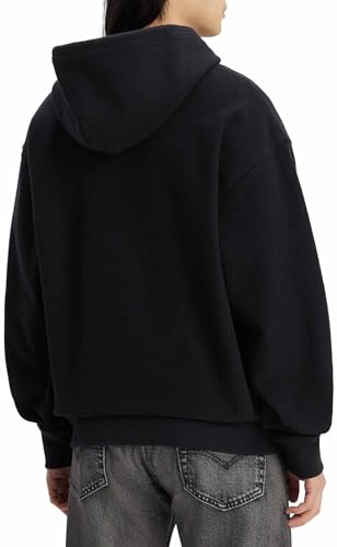 Levi's Herren Relaxed Graphic Sweatshirt Hoodie Kapuzenpullover,Headline Logo Po Caviar,M – Ansicht 2