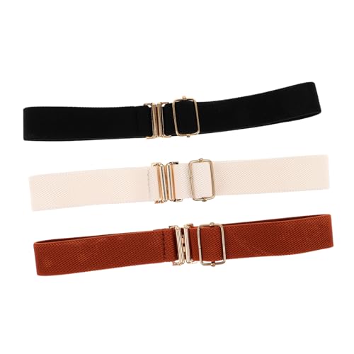 3pcs Baseball Belt: Softball Adjustable Elastic Belts for Kids Stretch Waistband for Boys and Girls School Uniforms and Outdoor Activities