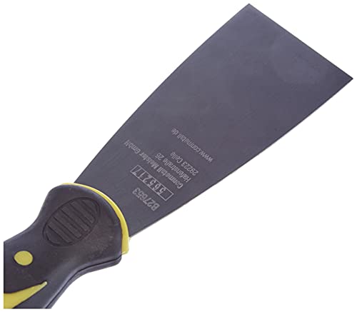 Werkzeyt B27653 Set schilderspatels, 3-delig, 40 mm, 50 mm en 75 mm, 2K-greep en lemmet van robuust staal, voor het plamuren en schrapen van verf of behang, universele spatel - Afbeelding 5