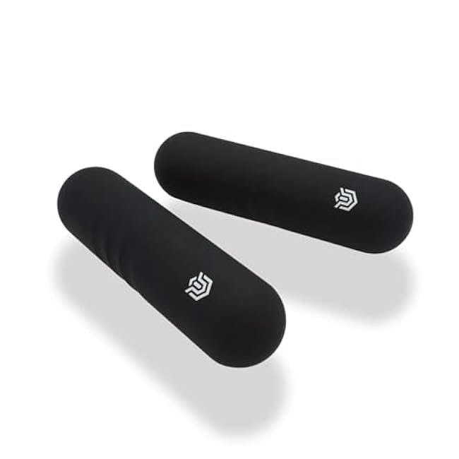 Pilates Pro Power Pack - Pilates Essentials - 2.2lb Hand Weights, 2.2lb Ankle Weights/Wrist Weights, Resistance bands, Pilates Ball, Canvas Tote Bag - For Beginners or Advanced - Home or Gym/Studio Use.