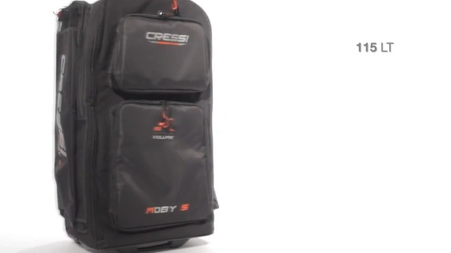 新品未使用　CRESSI MOBY 5 ダイビングキャリーバック ブラック mic21ダイビングショップ[ クレッシーサブ ] MOBY5 モビー5