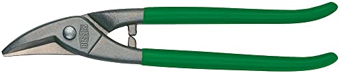 BESSEY Erdi Loch-Schere D107-250, Rechtsschneidend Gesamtlänge 250 mm Schnittlänge 42 mm, Griffe in PVC-getaucht, Gewicht 0,49 Kg