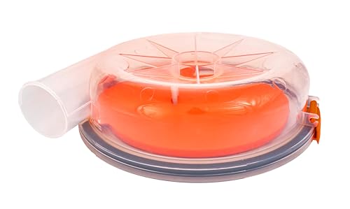 Dustopper PRO-Upgrade-Kit (Ellbogen und Schlauch separat erhältlich) +99% effizienter Zyklon-Staubabscheider mit niedrigem Profil, lässt sich an vorhandene 6,4 cm Schläuche und Armaturen anschließen.