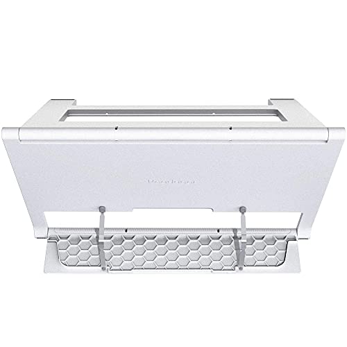 Readaeer Portable Book Stand Free Angle Adjustable Book Holder For Thick Textbook Collapsible Lightweight Book Rest (White) #TOP7