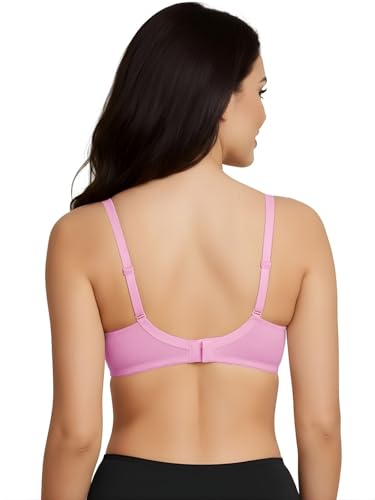 Image of Saforia Cuddlecot Cotton Padded T-Shirt Bra for Women | Wire-Free Full Coverage Bra | Breathable Soft Cotton Everyday Bra | Seamless Comfort Innerwear