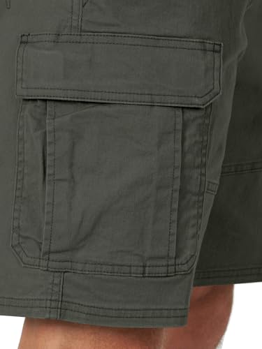 Image of AVANOVA Men's Cargo Shorts with Elastic Waist - Lightweight Cotton Casual Summer Shorts for Gym, Travel & Outdoor Wear | Multi-Pocket Comfy Fit Dailywear Bottoms ((Shorts 264)