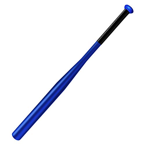 Bate de béisbol de acero azul de 28 pulgadas con su bolsa de transporte cómoda