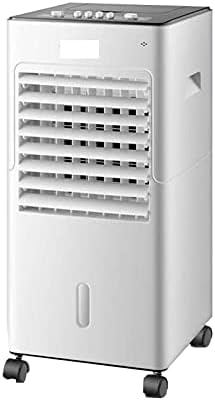 Portable Air Conditioners Tower Fan With 8L Capacity Water Tank Include Ice Crystal Boxes Oscillating With Button Control 3 Speed Setting With Wheels Pedestal Fan 31.1 Inches Height Home Office Use