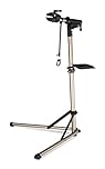 CXWXC Bike Maintenance Stand, Bike Repair Stand with 360° Rotatable Grip, Magnet Tool Tray, Handlebar, Max Load 60 LBS, Foldable,Lightweight for Road Bike and Mountain Bike (Champagne)