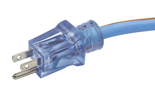 Prime Lt530835 100Ft. 12/3 Sjeow Bu/Or Arctic Blue All Weather Extension Cord W/Primelok & Primelight Indicator Light #TOP3