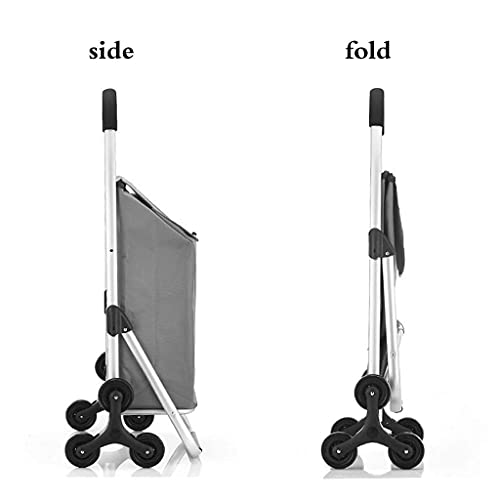 Multifunktions-Einkaufstrolley, Küchenaufbewahrung, Mehrzweckwagen, Einkaufskorb, Einkaufskorb, zusammenklappbar… – Bild 6