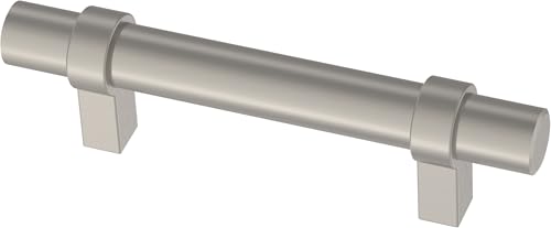 Franklin Brass Simple Wrapped Bar (30-Pack) Cabinet Handles 3' Hole Center Stainless Steel Kitchen Drawer Pulls Dresser, Furniture Hardware P46649K-SS-B