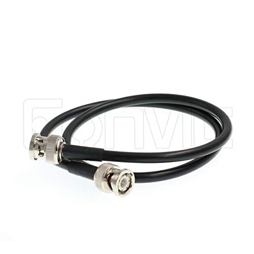 Eonvic BNC to BNC RG223 50ohm 6G HD SDI Shielded RF Coaxial Cable for 4K Video Cameras (1M), Silver, (1M) US - Image 3