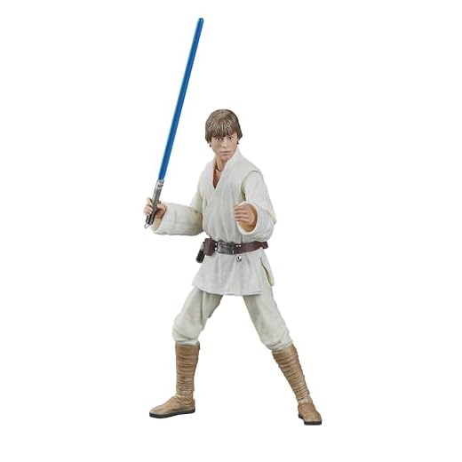 Hasbro Star Wars The Black Series, Luke Skywalker, action figure collezionabile ispirata al film "Star Wars: Una nuova speranza" da 15 cm