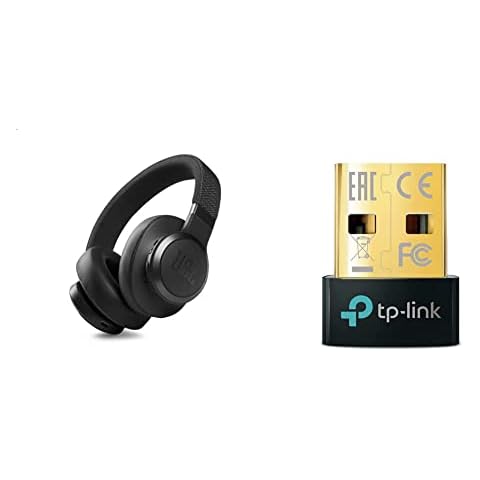 JBL Live 660NC kabelloser Over-Ear Bluetooth-Kopfhörer in Schwarz Cover